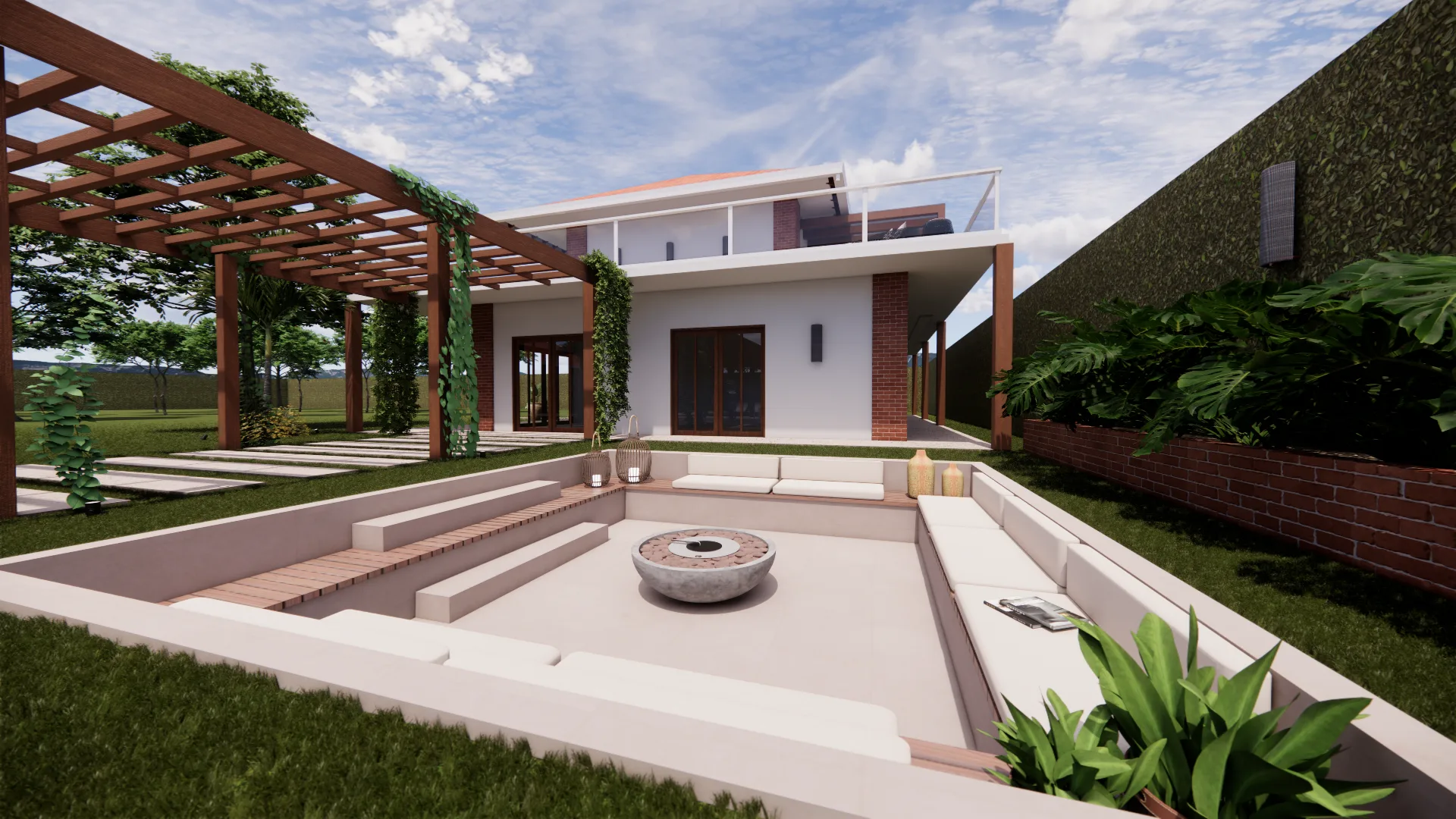 Firepit para o inverno baiano