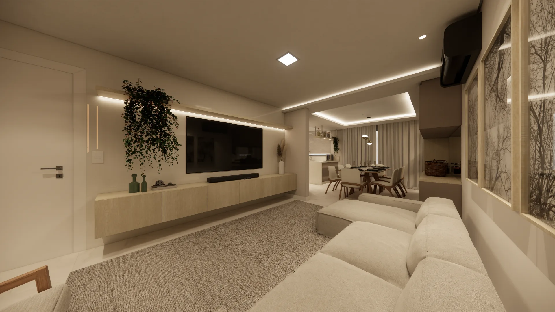 Living para recepcionar